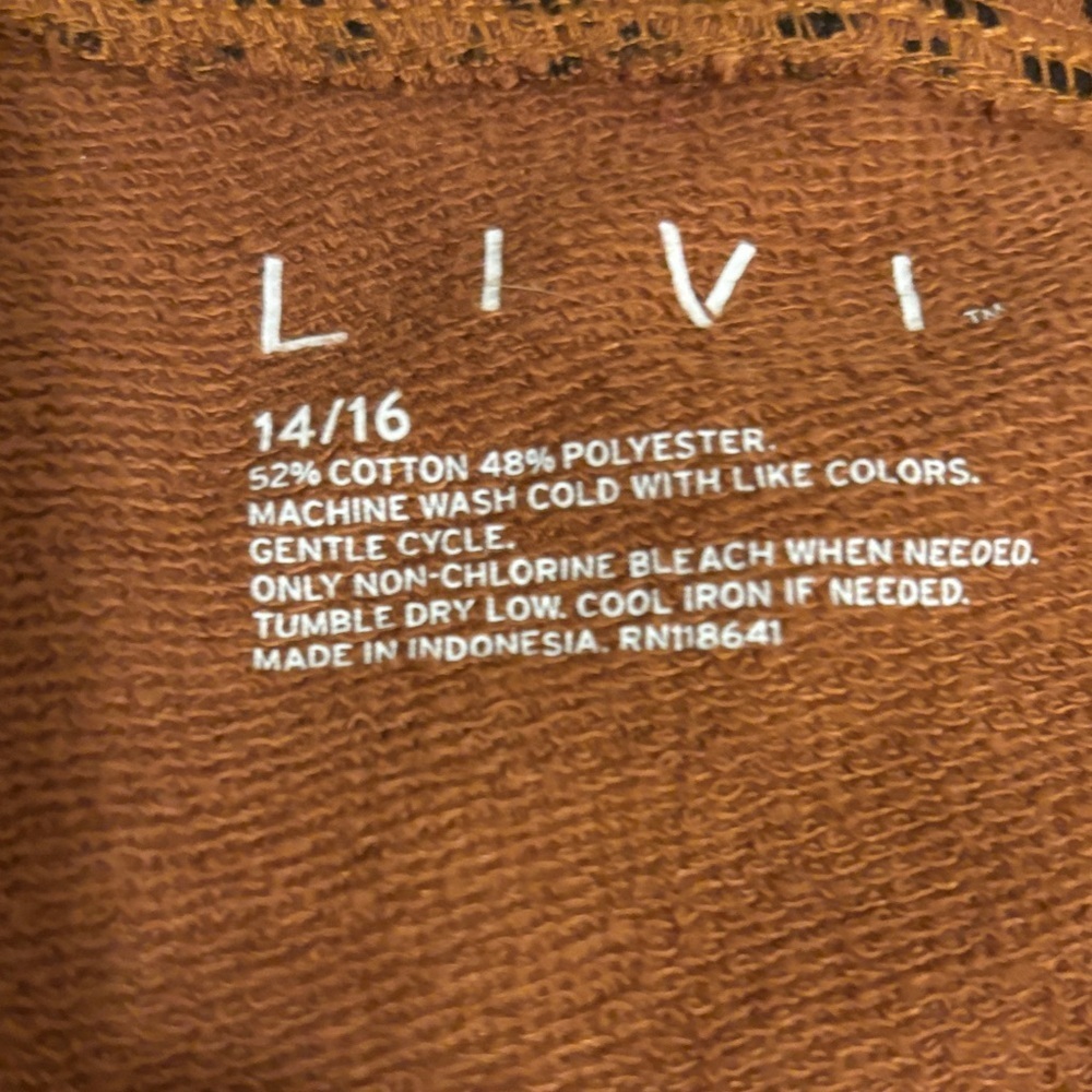 LIVI Brown Leopard Print Top - Picture 4 of 4